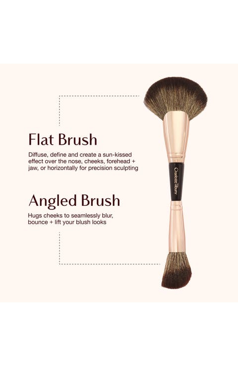 Airbrush Flawless Easy Soft Blur Bronzer + Blusher Brush