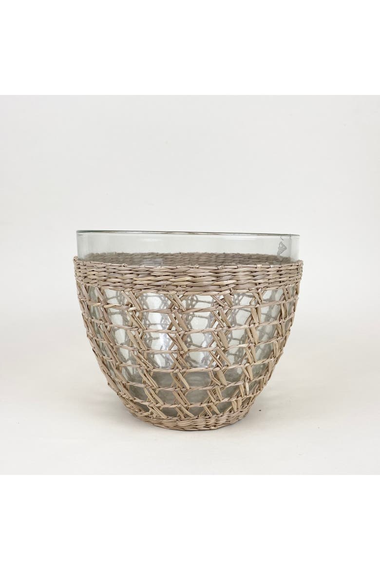 Seagrass Cage Bowl, Alternate, color, Natural - Large