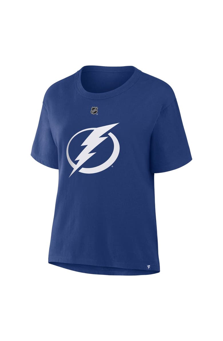 FANATICS Women's Fanatics Nikita Kucherov Blue Tampa Bay Lightning Authentic Stack Name & Number T-Shirt, Alternate, color, Blue