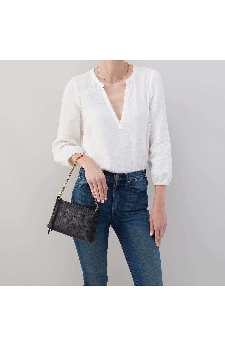 HOBO Darcy Convertible Metallic Leather Crossbody Bag, Alternate, color,