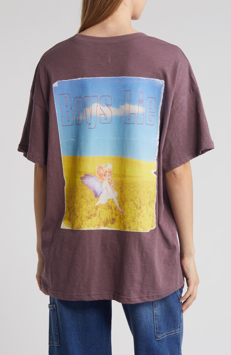 BOYS LIE Fool's Gold Embroidered Logo Slub Cotton T-Shirt, Alternate, color,