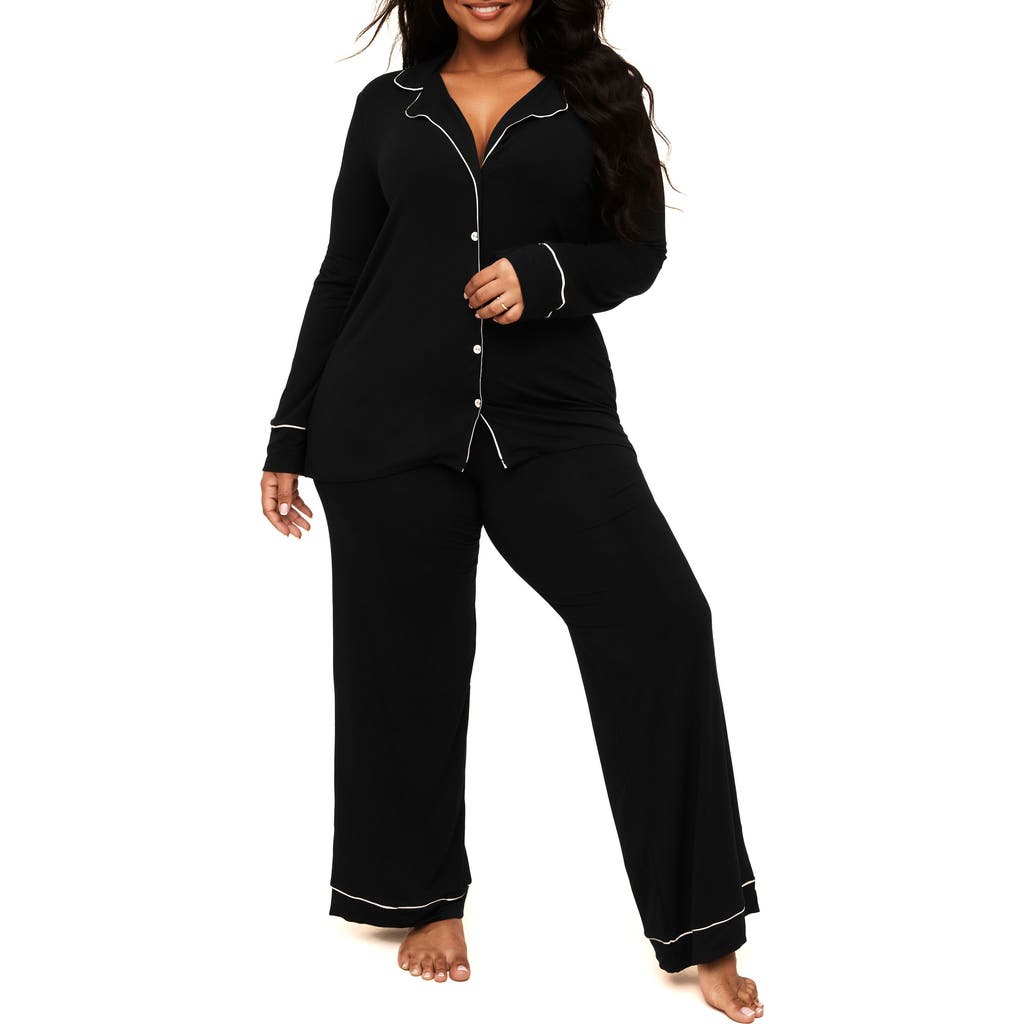 Adore Me Matilda Pajama Set in Black at Nordstrom, Size 2X