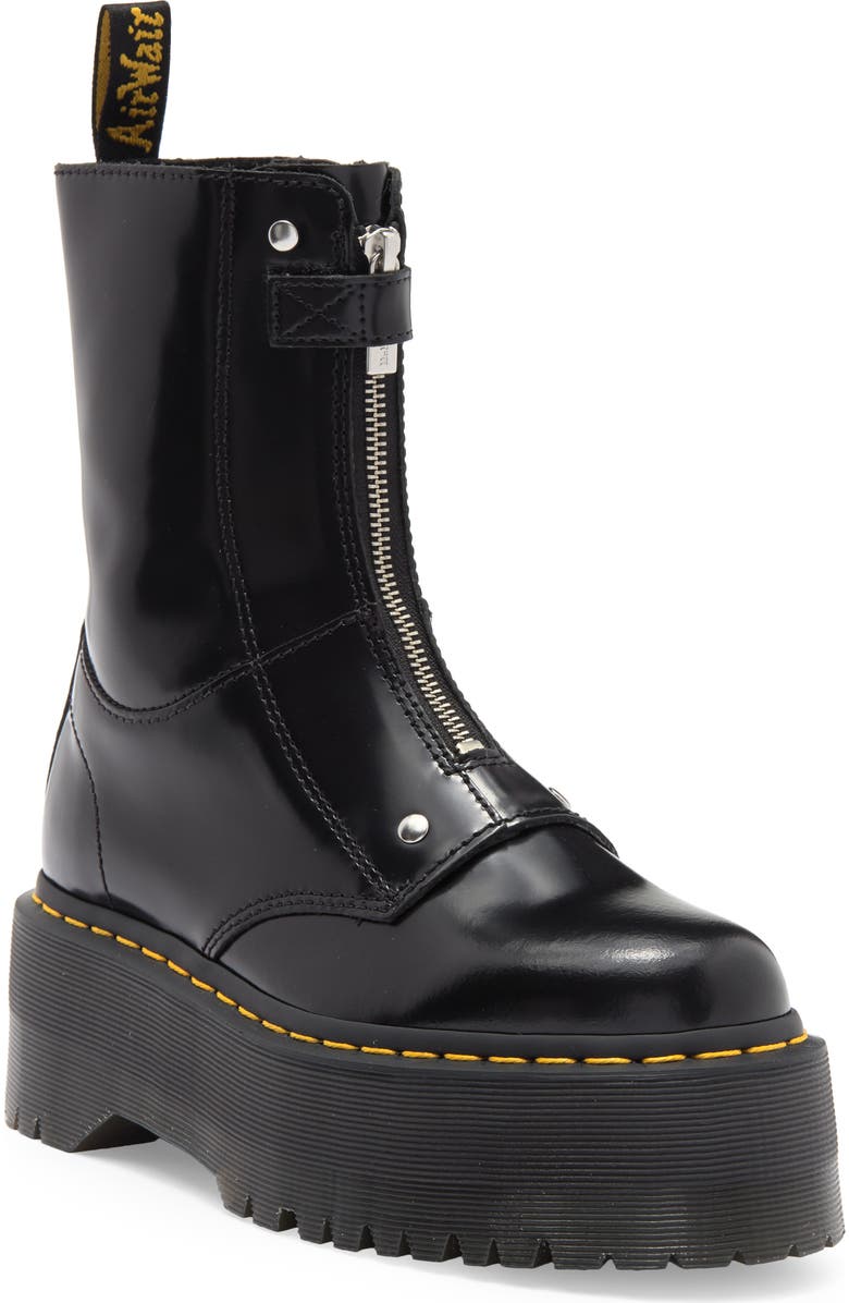 Dr. Martens Jetta High Max Zip Boot, Main, color, Black