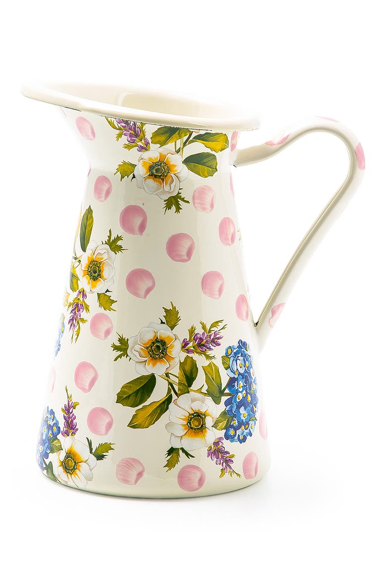 Wildflowers Medium Practical Pitcher, Alternate, color, IVORY MULTI