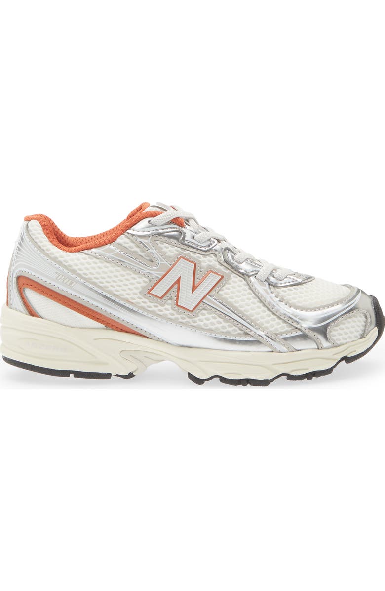New Balance Kids' 740 Sneaker, Alternate, color, Silver Metallic/ Cinnamon