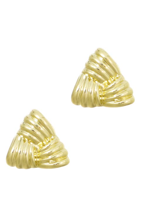 Triangle Statement Stud Earrings