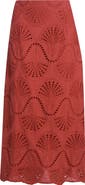 A.REN Cannes Eyelet Midi Skirt
