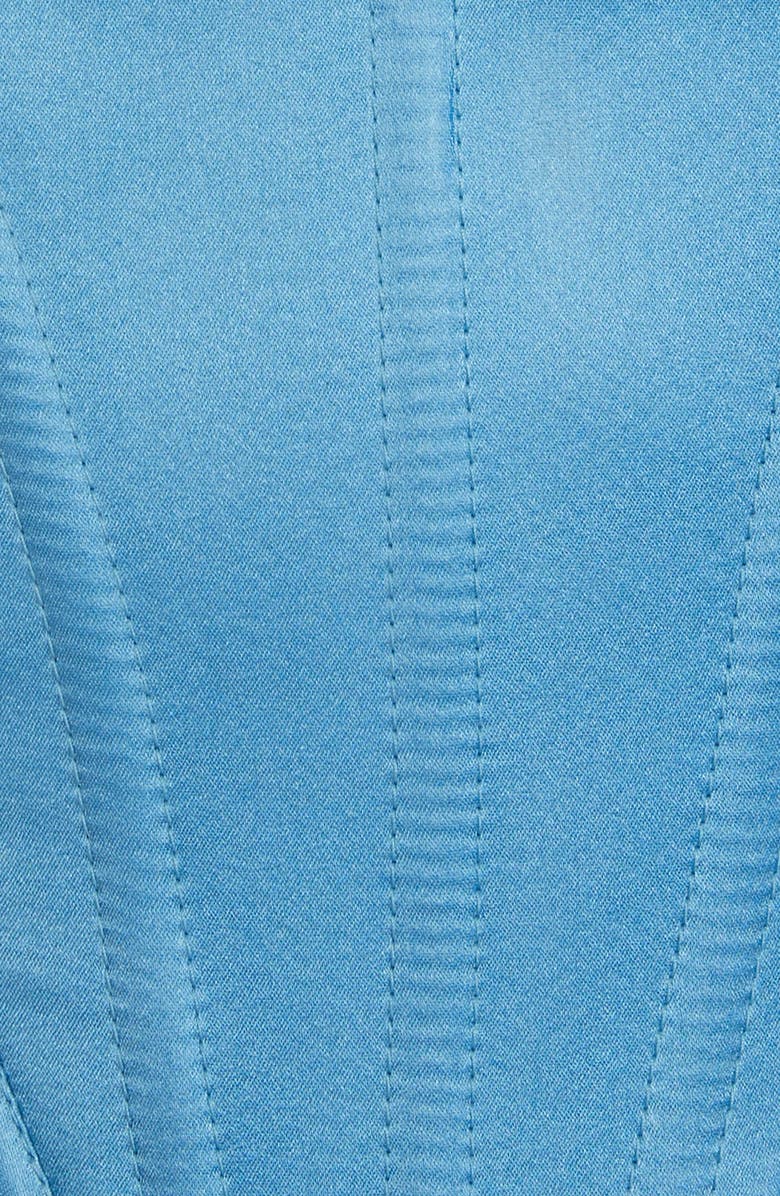 Versace Corset Satin Bra Top, Alternate, color, 