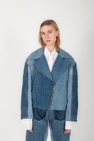 Alyson Eastman Emz Jacket in Vintage Denim
