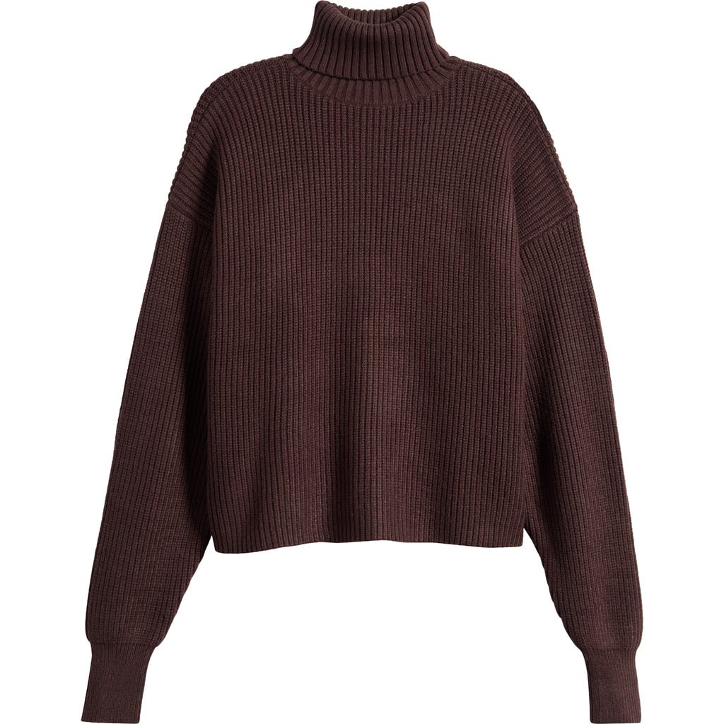GOOD AMERICAN GOOD AMERICAN COZY RIB TURTLENECK SWEATER