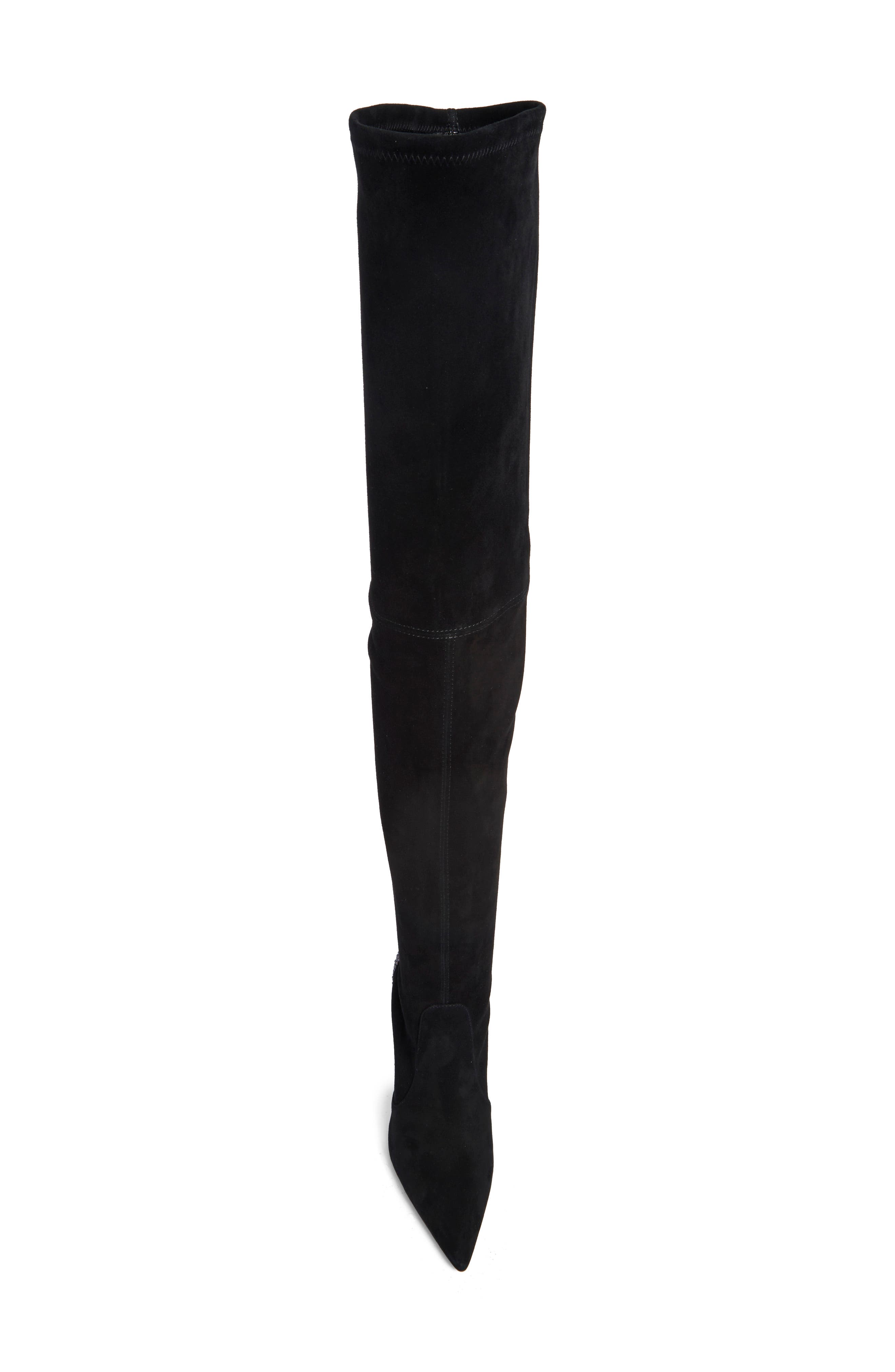 Ultrastrt Royle 100 Leather Over the Knee Boot, Alternate, color, BLACK/ GRAPHITE