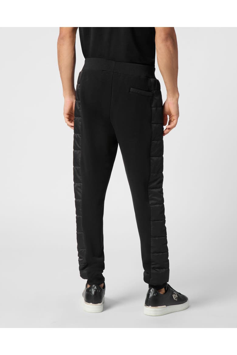 Puffered Jogging Pants Men, Alternate, color, black