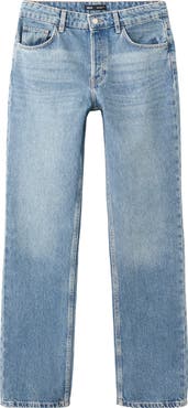 MANGO Straight Leg Jeans