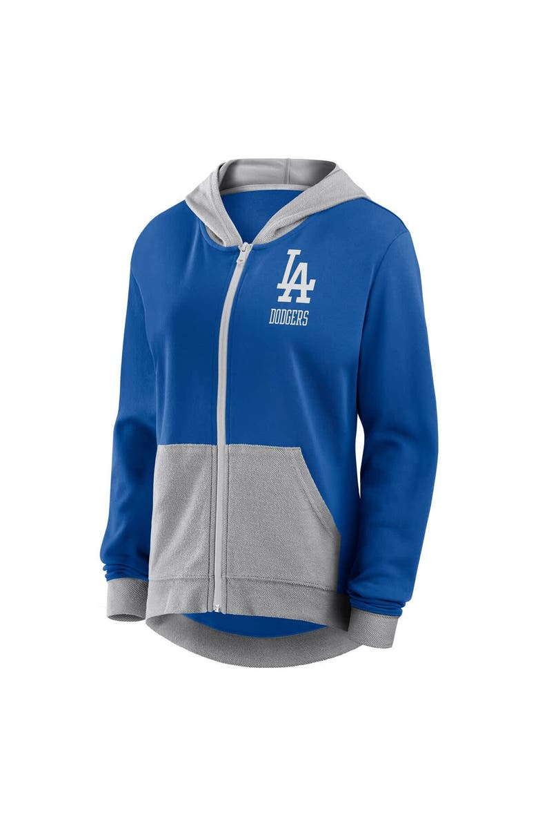 FANATICS Women's Fanatics  Royal Los Angeles Dodgers Hit It French Terry Full-Zip Hoodie, Alternate, color, Royal