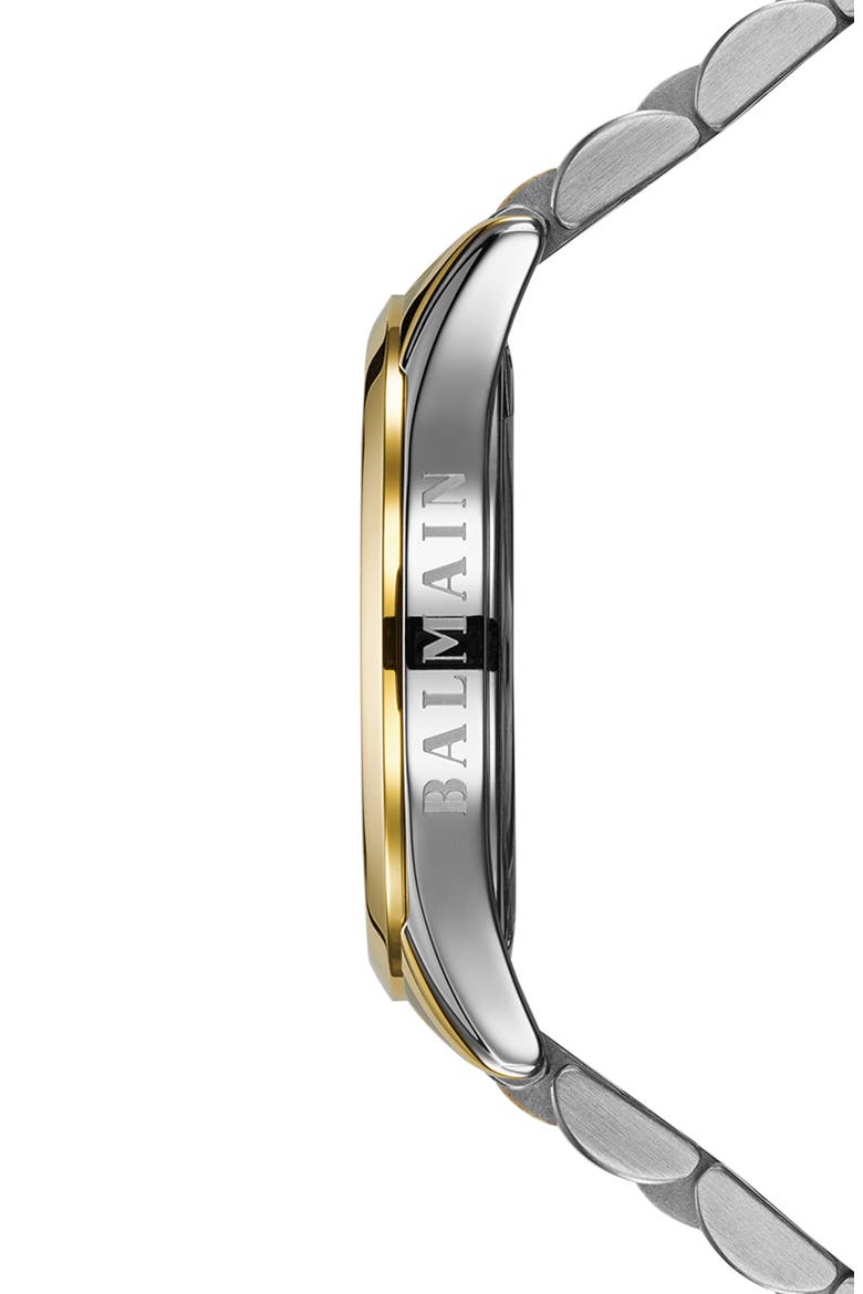 Classic R Diamond Two-Tone Bracelet Watch, 34mm, Alternate, color, TWO TONE
