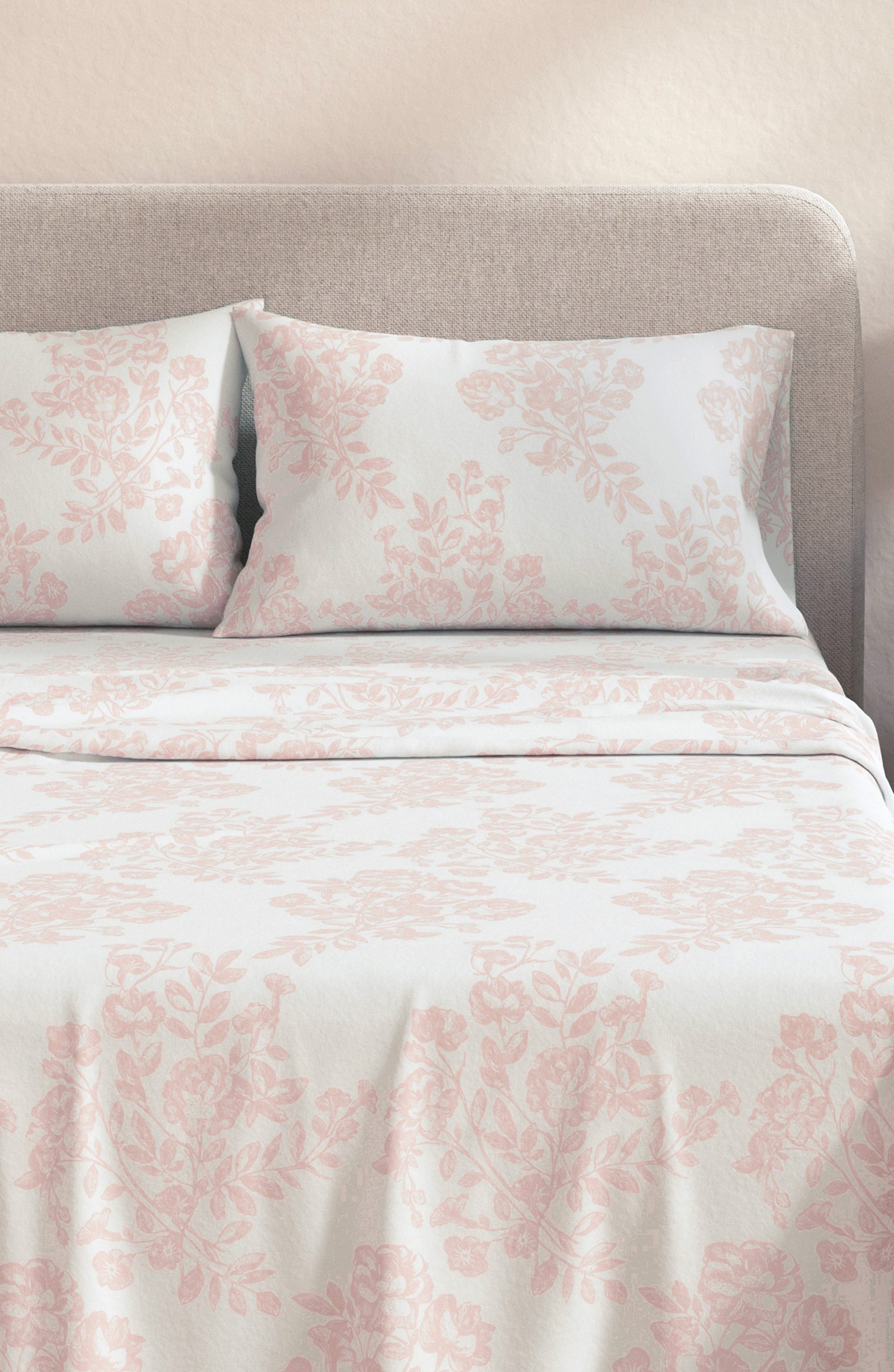 Woven & Weft Turkish Cotton Flannel Winter Floral Sheet Set