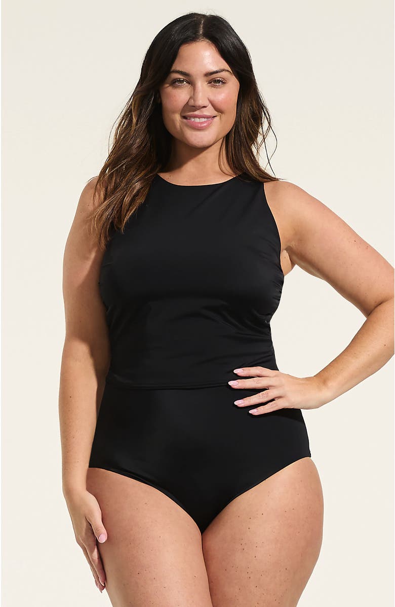 Lands' End Tugless Portrait Back Set, Main, color, Black