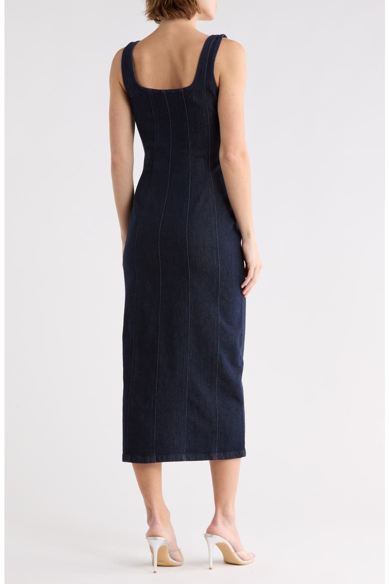 Helena Denim Dress, Alternate, color, INK WASH