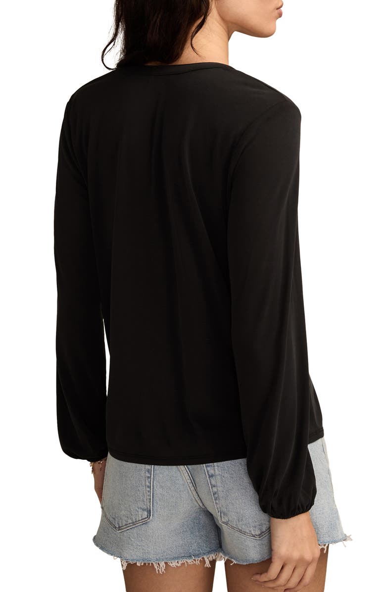 Lucky Brand Sandwash V-Neck Top, Alternate, color, 