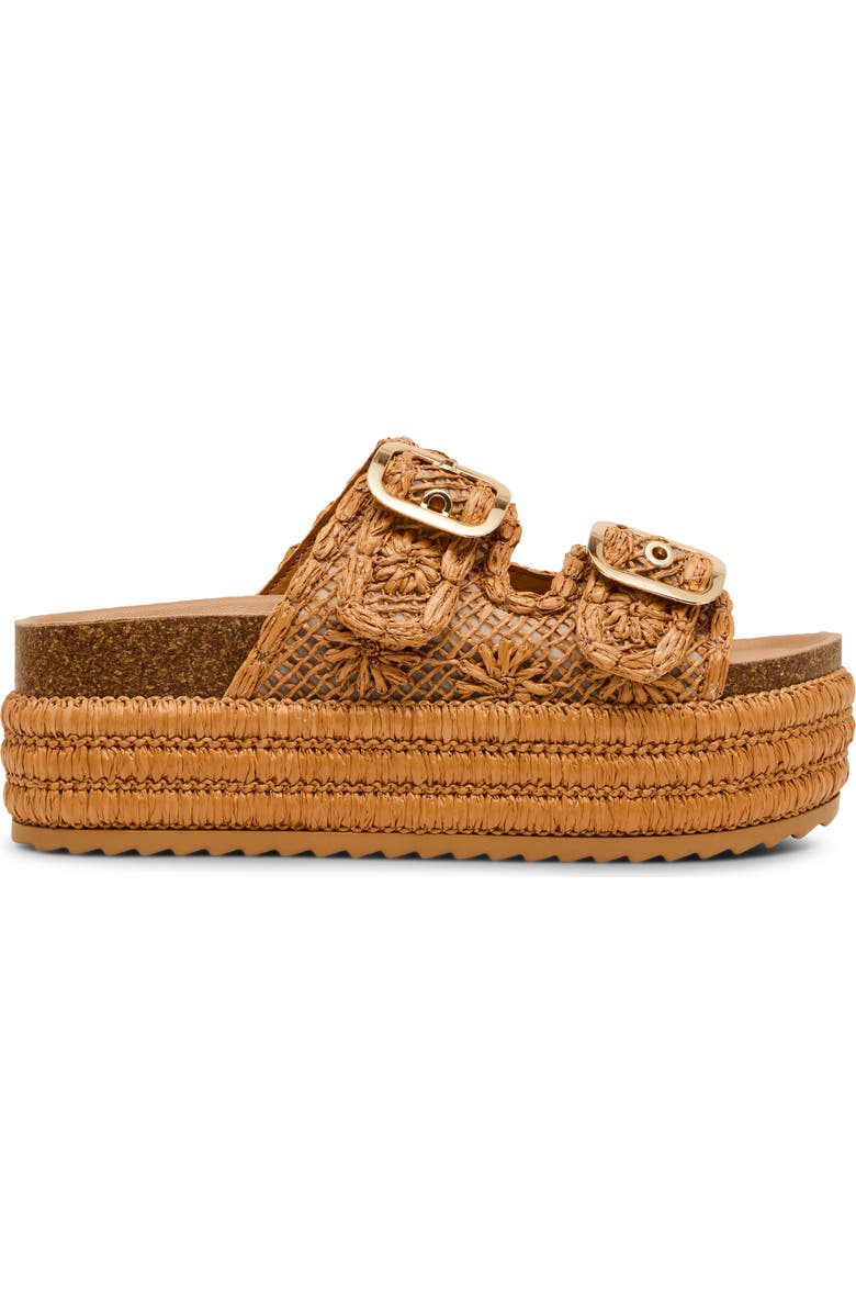 Madden Girl Bali Slide Sandal, Alternate, color, Tan Raffia