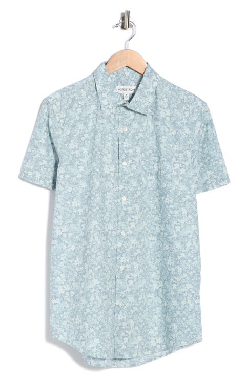 Short Sleeve Poplin Shirt