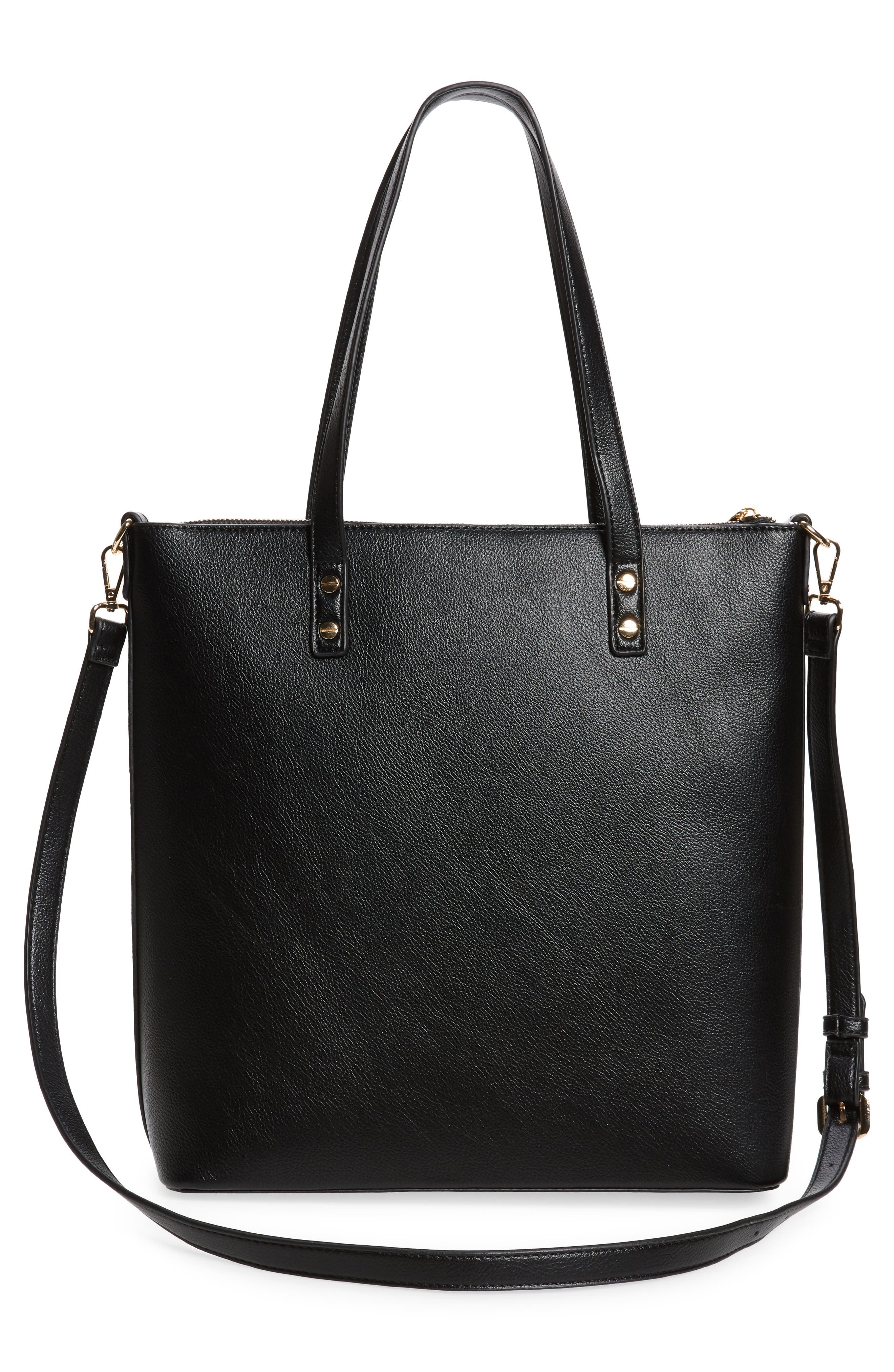 Mali + Lili Ashley Vegan Leather Everyday Tote, Alternate, color, 