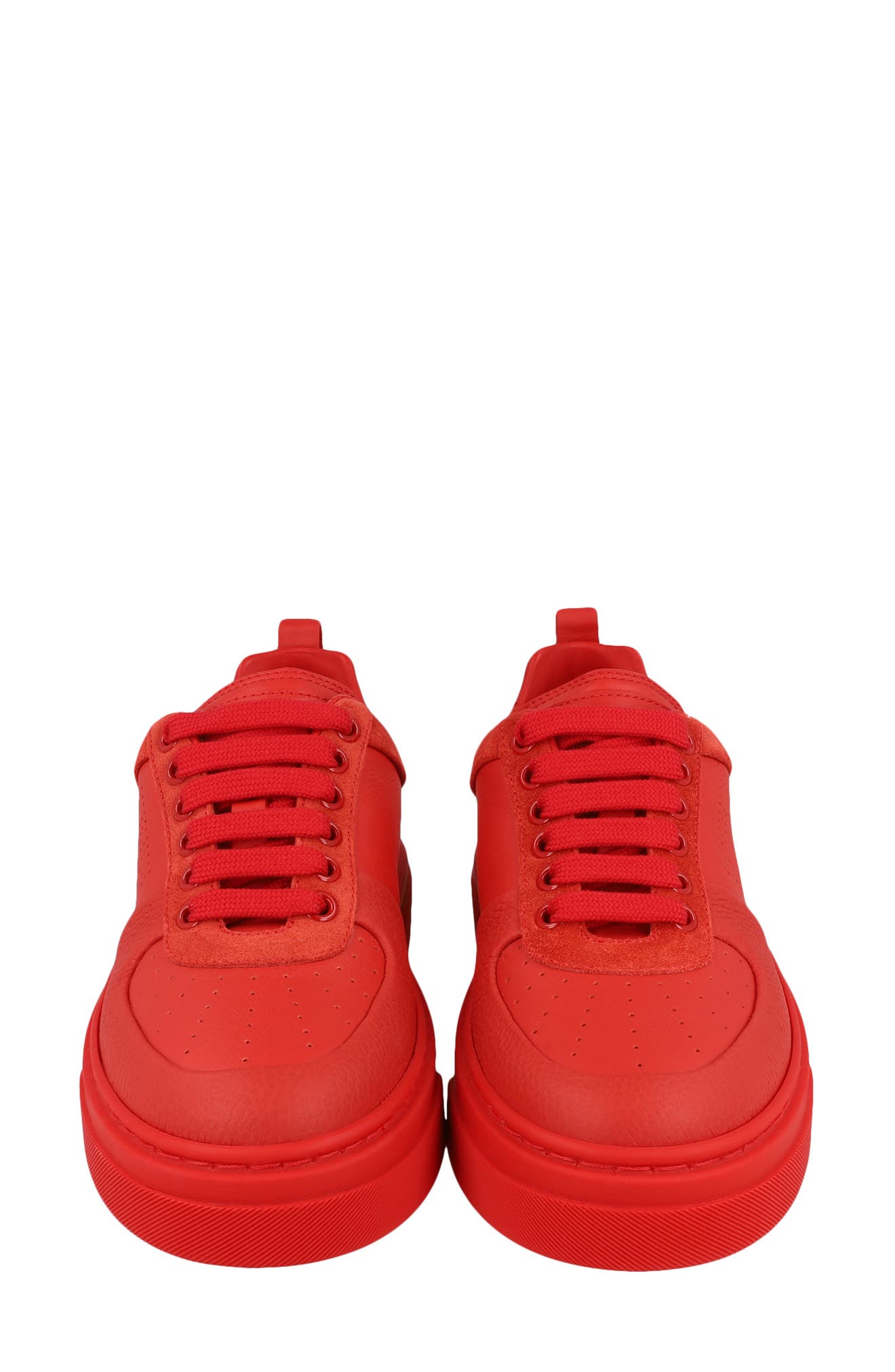 FERRAGAMO Gancio Low Top Sneaker, Alternate, color, Red