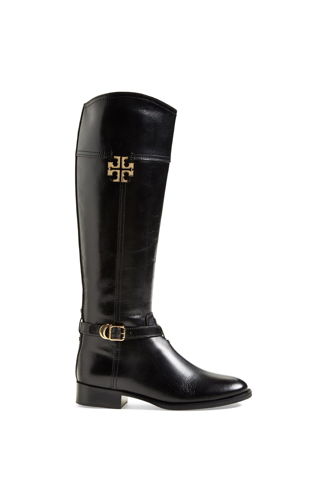 Tory Burch 'Eloise' Riding Boot, Alternate, color, 