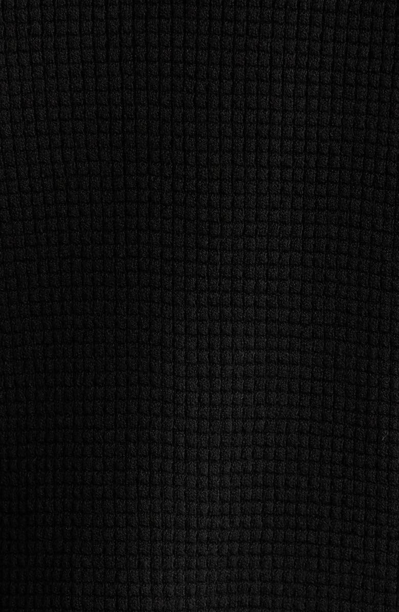 Fear of God Essentials Signature Waffle '90s Crewneck Sweatshirt, Alternate, color, Vintage Black