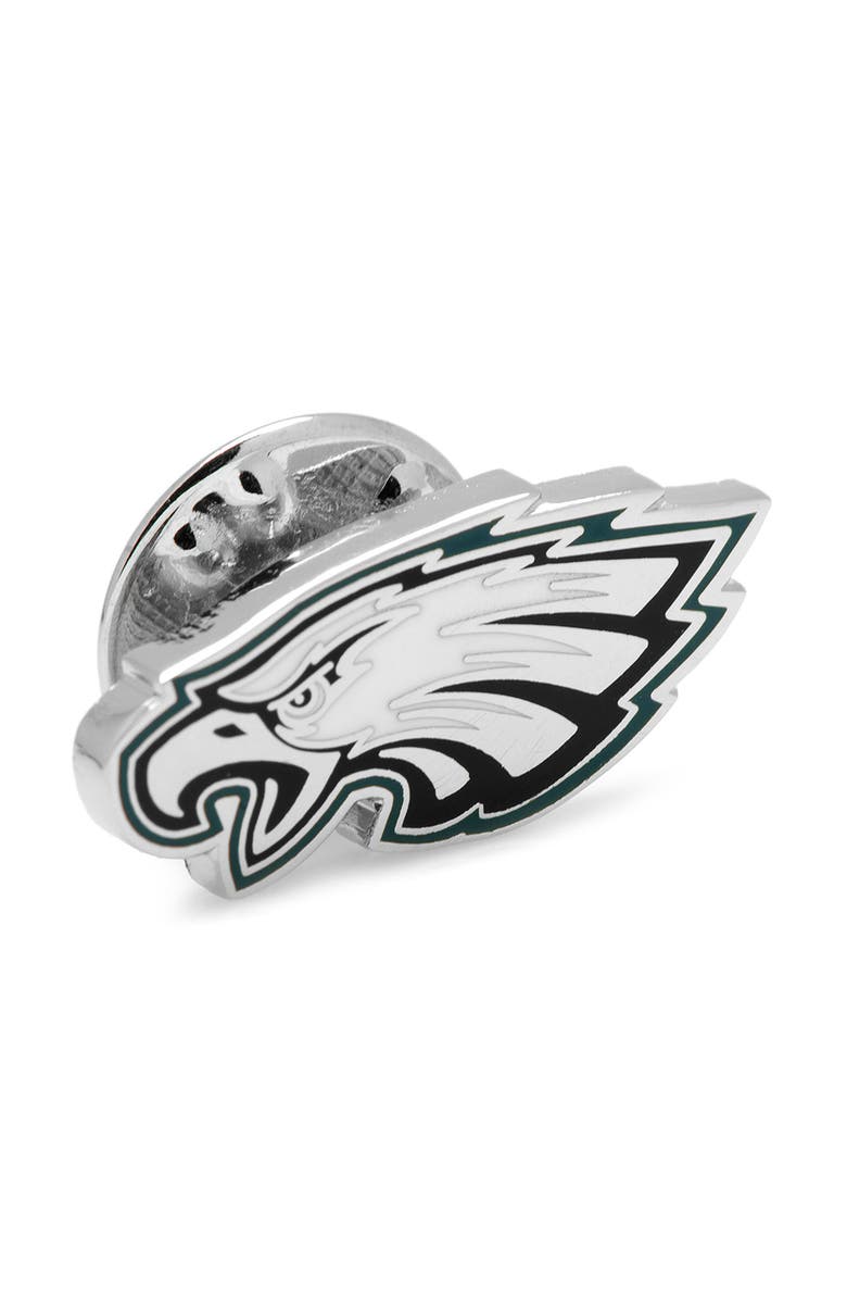 Cufflinks, Inc. NFL Philadelphia Eagles Cuff Links & Lapel Pin Gift Set, Alternate, color, Silver Multi