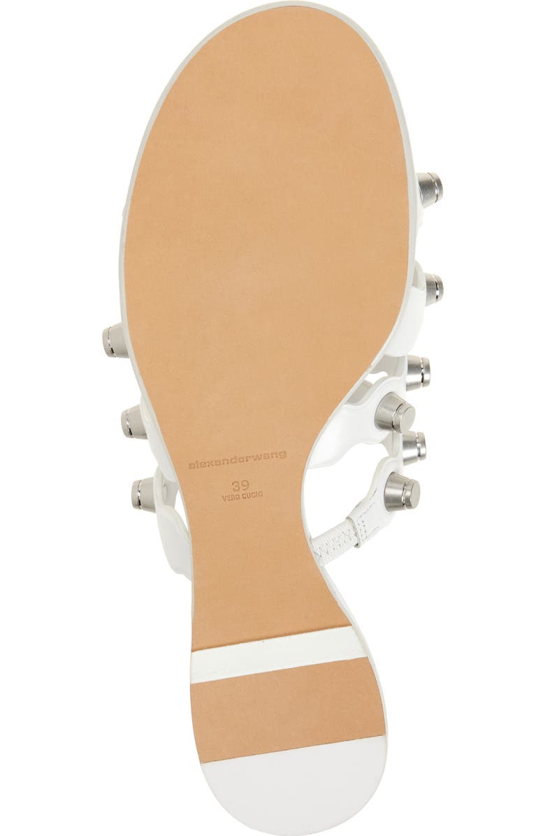 Alexander Wang Rexa Studded Mule, Alternate, color, Optic White