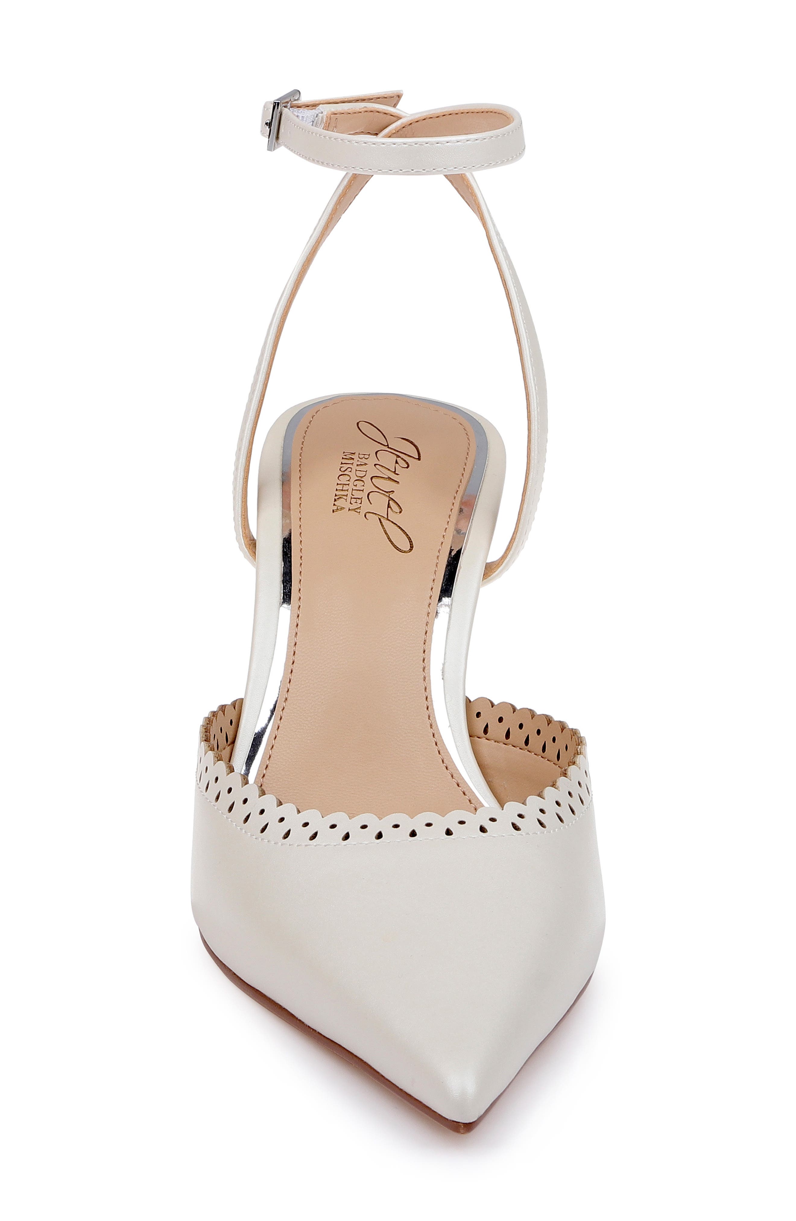 Brady Faux Leather Pump, Alternate, color, IVORY