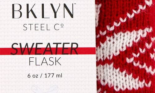Brooklyn Steel Co. Sweater Flask In Red