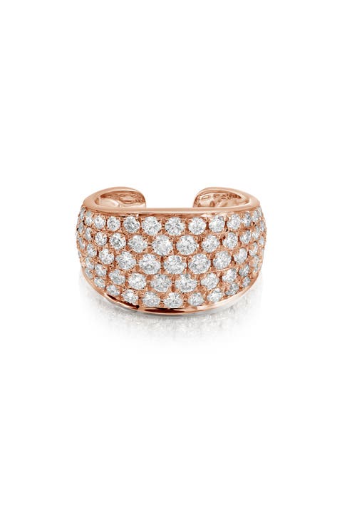Galaxy 18k Gold Diamond Ear Cuff