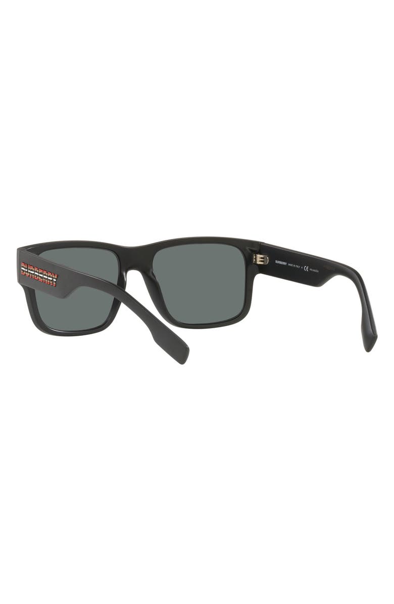 Burberry 57mm Polarized Square Sunglasses, Alternate, color,
