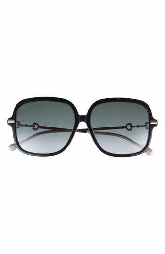 Gucci 58mm Square Sunglasses