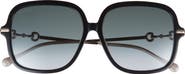 Gucci 58mm Square Sunglasses