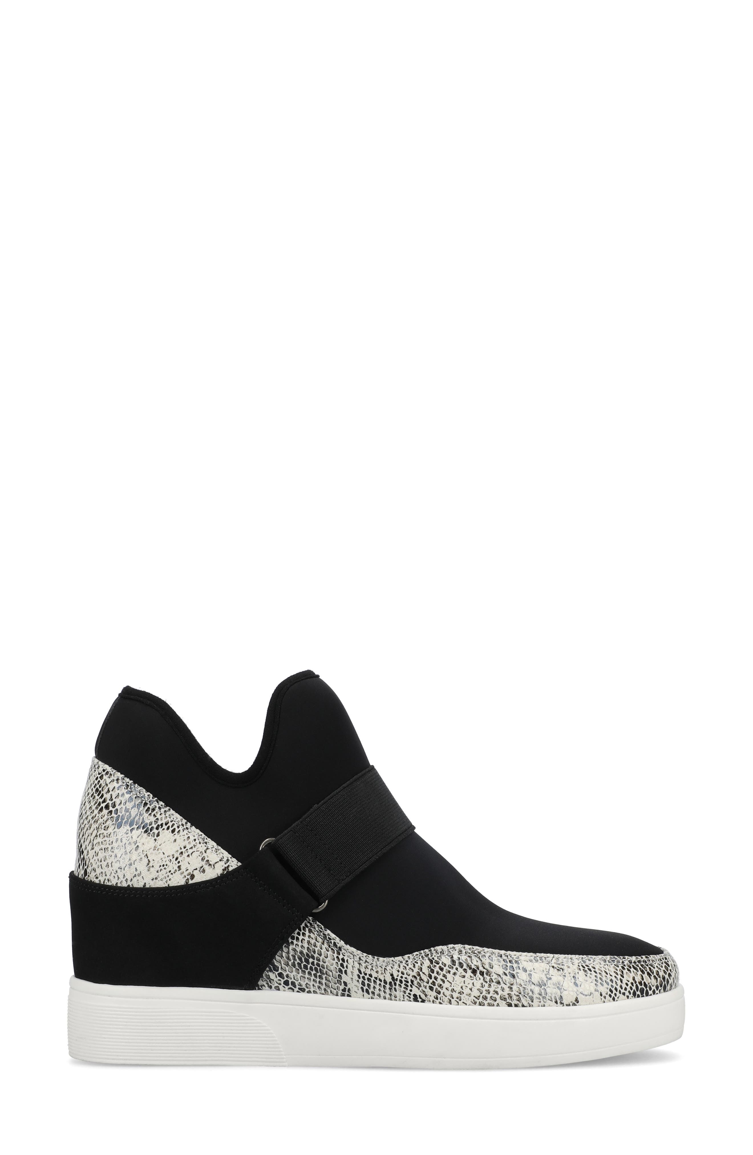 Damari Stretch Wedge Sneaker, Alternate, color, SNAKE