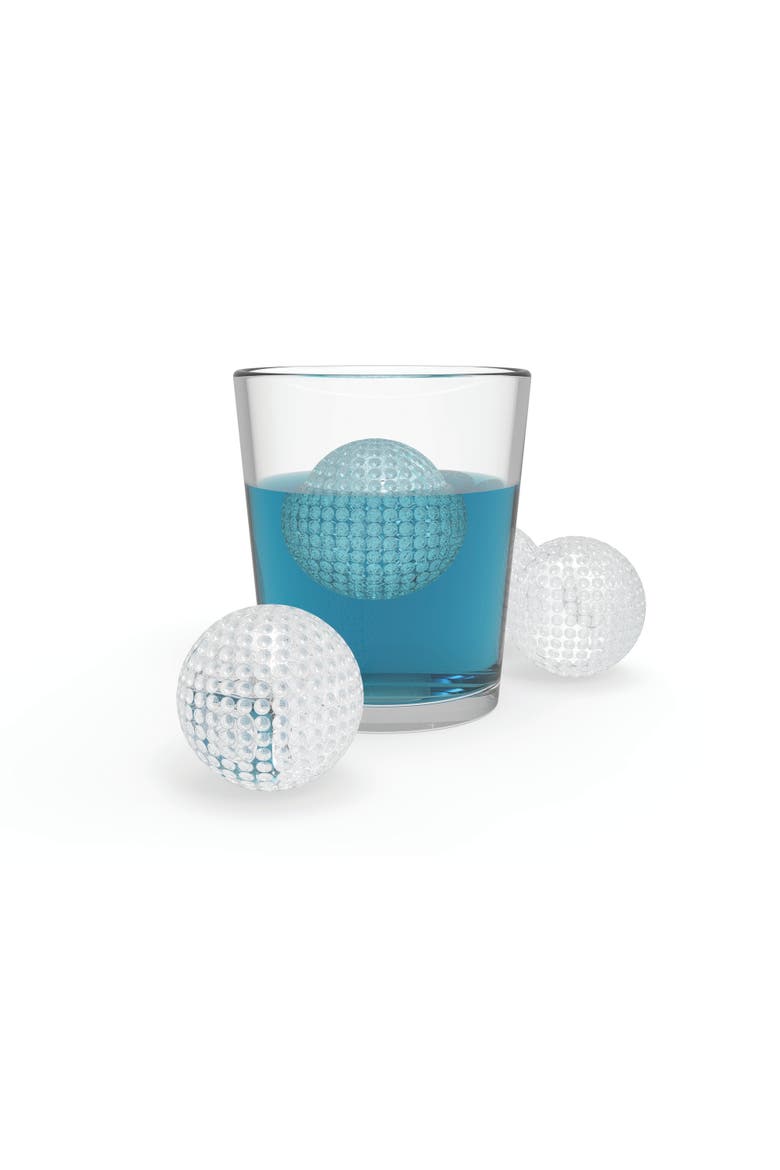 Golf Ball Silicone Ice Mold, Alternate, color, White