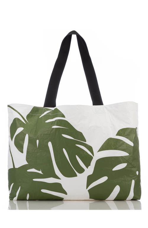 Aloha Collection Holo Holo Reversible Tote Bag In Green