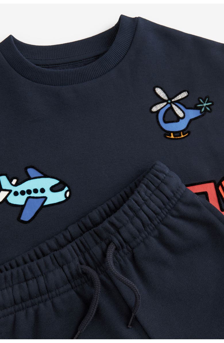 NEXT Kids' Vehicle Print Sweatshirt & Joggers Set, Alternate, color, 