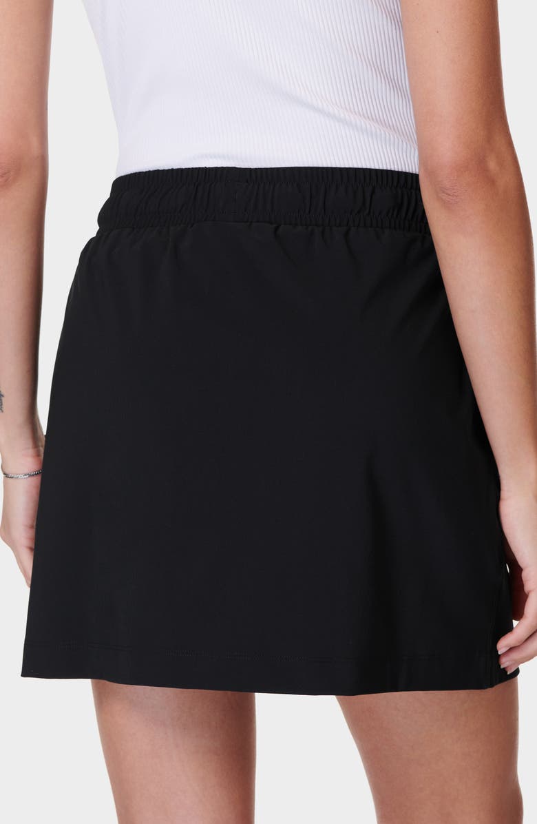 Sweaty Betty Explorer Miniskirt, Alternate, color, Black