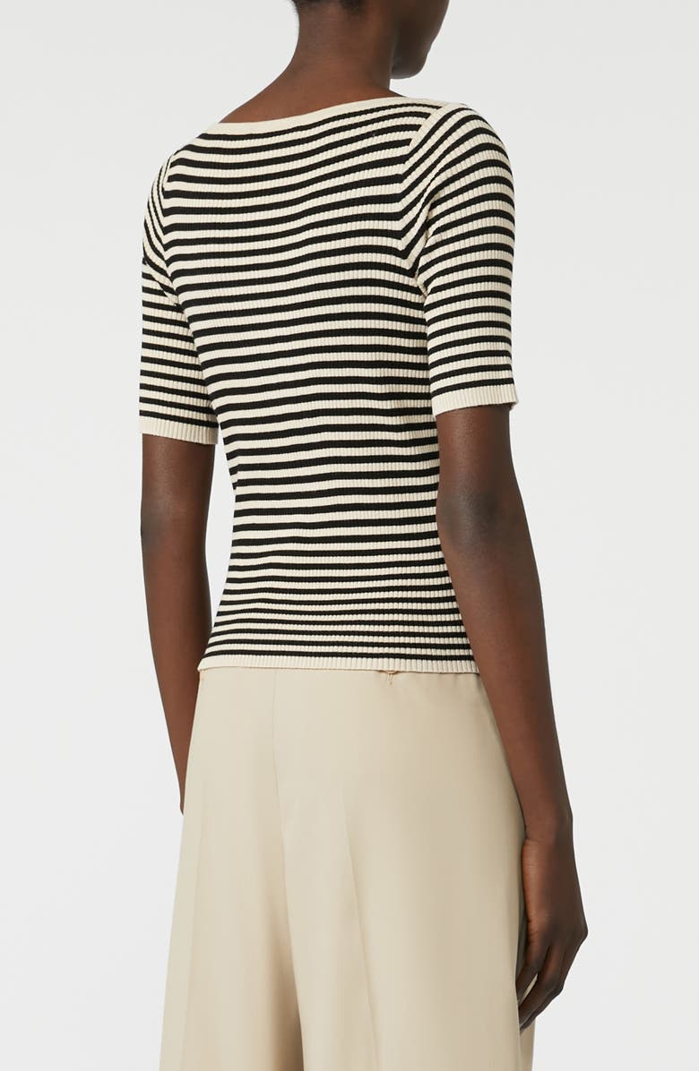 Weekend Max Mara Waser Stripe Rib Sweater, Alternate, color, Beige