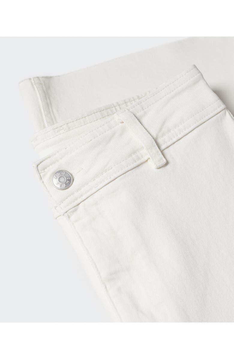 MANGO High Waist Wide Leg Culotte Jeans, Alternate, color,