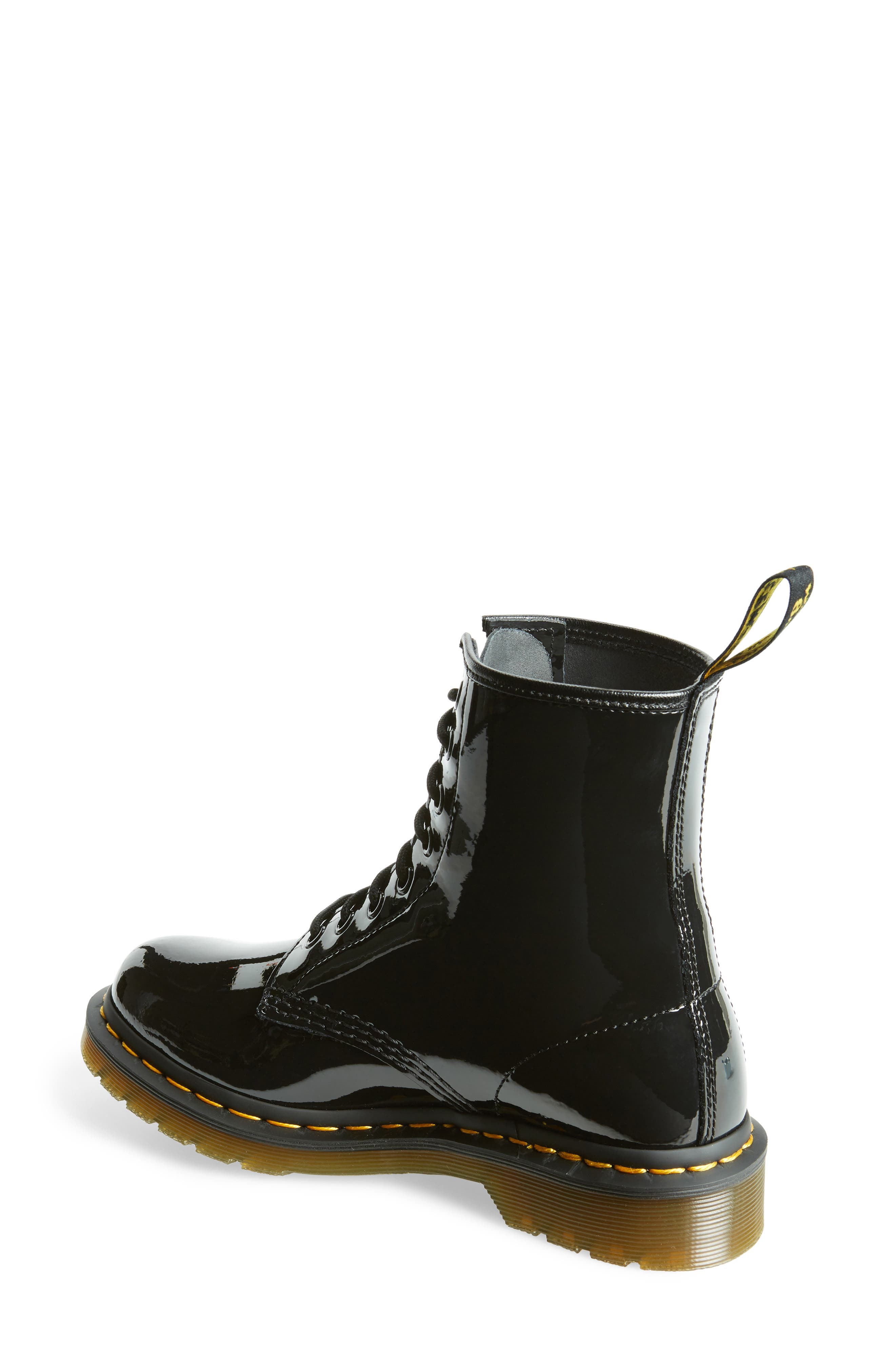 Dr. Martens '1460' Boot, Alternate, color, Black Patent Leather