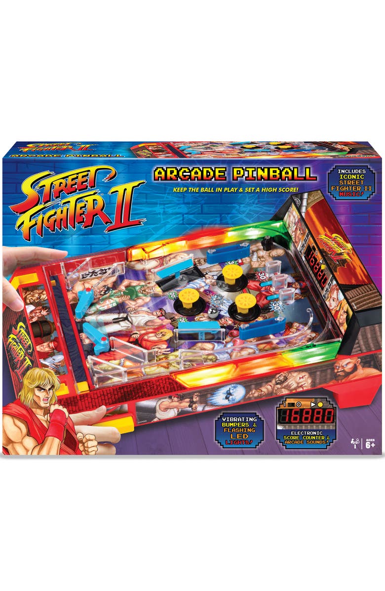 Street Fighter Arcade Pinball Premium Series Tabletop Game, Main, color, Multicolored