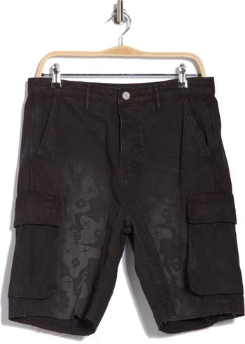 Relaxed Print Cargo Shorts