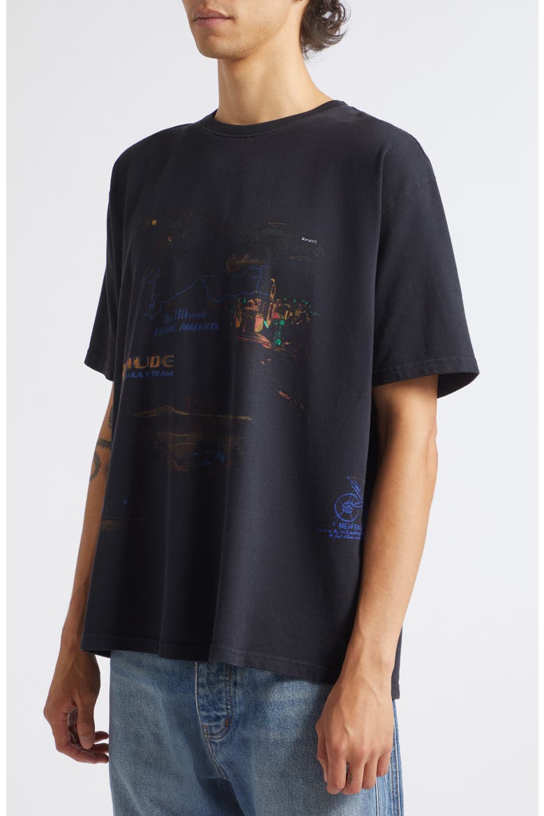 Carnet de Voyage Graphic T-Shirt, Alternate, color, VINTAGE BLACK/ MULTI