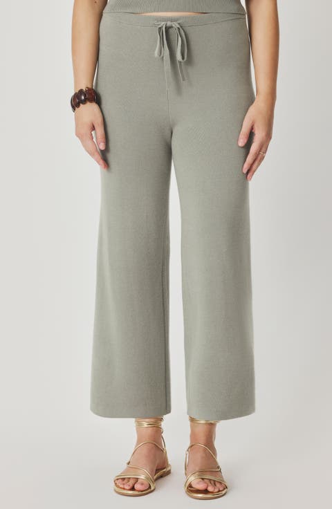 Christa Crop Sweater Pants