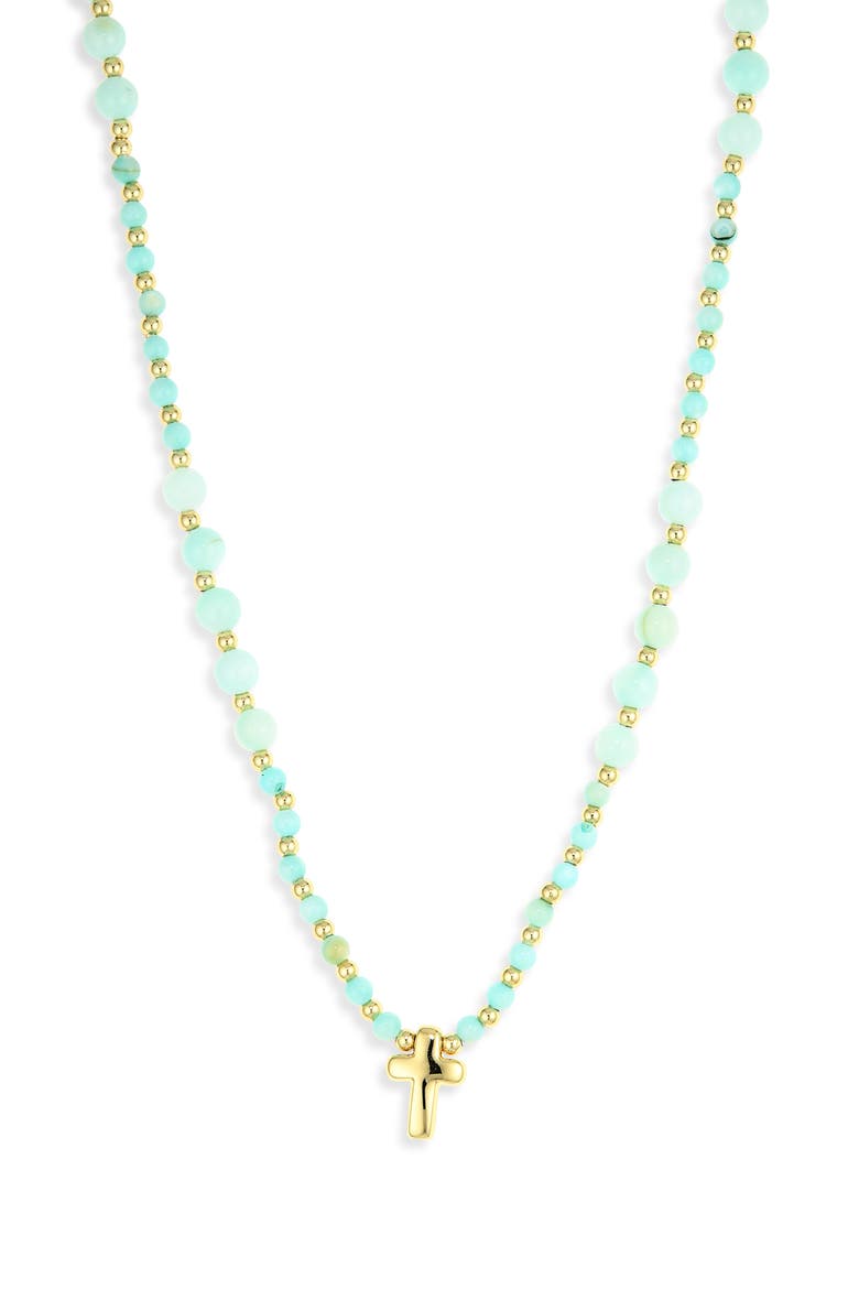 Cross Necklace, Main, color, GOLD